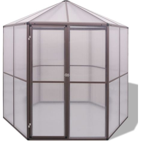 Serre en aluminium 240x211x232 cm (1/5)