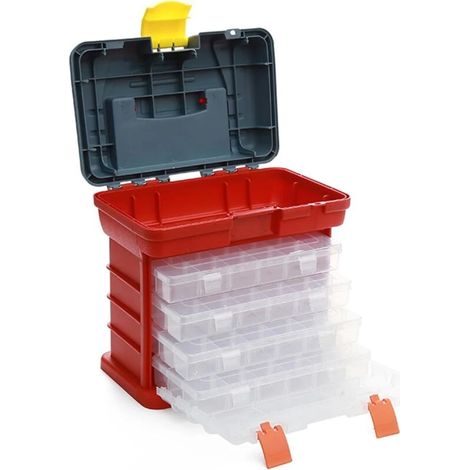 Organisateur et rangement d'outils à 4 niveaux, fait main, pour outils ménagers (1/5)