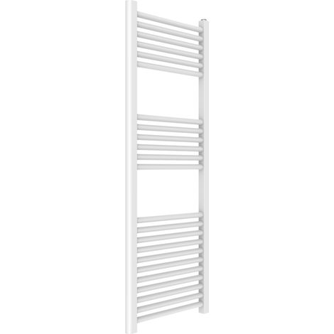 Termoarredo Per Bagno 45X120 Bianco Con 23 Tubolari