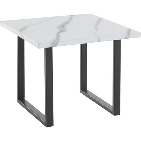 Camilo-Table basse 60 cm aspect marbre