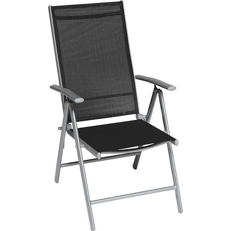 Amalfi Set 5tlg., 4 Klappsessel, 1 Tisch 150x90 cm