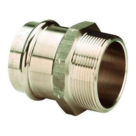 Viega Seapress Übergangsstück 0311, d. 15mm x R 1/2", CuNiFe-Legierung (1/3)