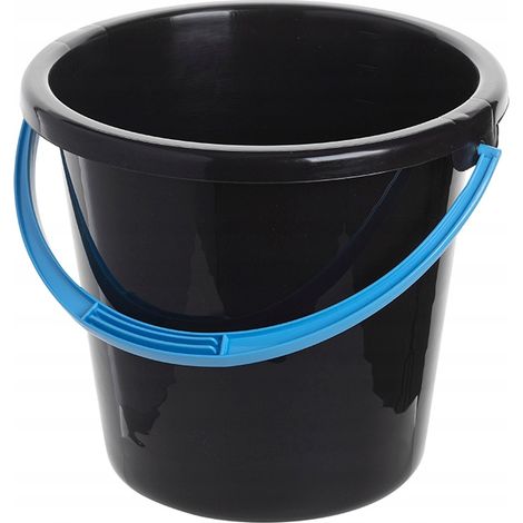 SECCHIO DI PLASTICA PER USO DOMESTICO 10L CON MANICO COLORI MISTI - JAG (1/3)
