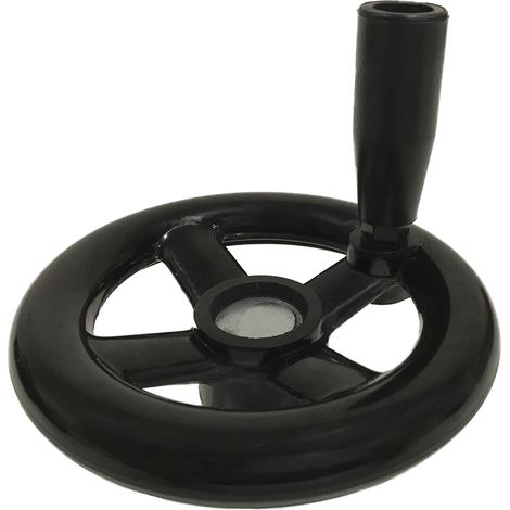 Volant de manœuvre Rotative RS PRO 100mm, 24mm Ø de montage en Phénoplaste, Renforcé de fibre végétale ( Prix pour 1 ) (1/3)