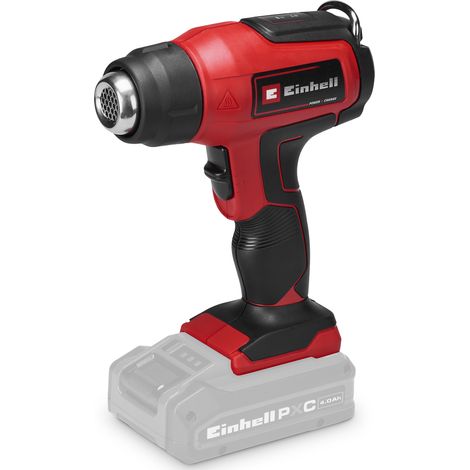 Einhell Akku-Heißluftpistole TE-HA 18 Li - Solo Power X-Change (Lithium-Ionen, 2 Temperaturstufen, inkl. Reduzier-, Breitstrahl-, Reflektordüse, ohne Akku und Ladegerät)