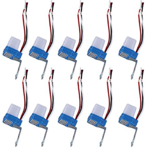 30 unidades de sensor fotoeléctrico de arranque automático AC/12V 10A (1/4)