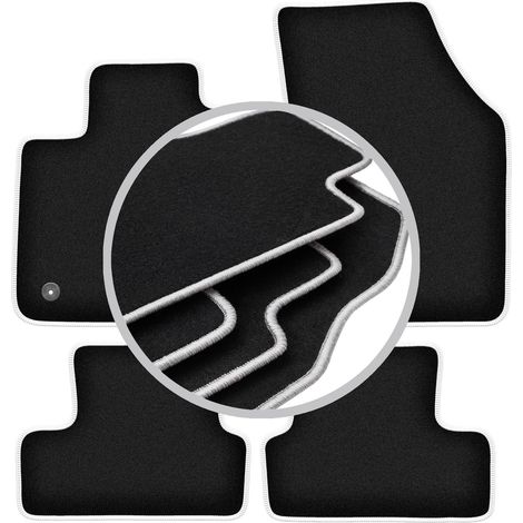 Tapis de sol Carlux argentés pour : Renault Megane IV Grand Coupé, liftback, break, grandtour, coupé, GT (2015-) (1/5)