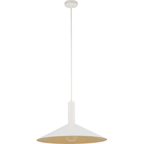 Suspension moderne blanc-or Ø50 CAPRI E27 Sigma 15W (1/2)