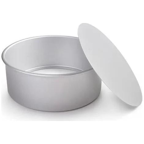 Ibili Molde móvil redondo extra alto plateado 20x10 cm