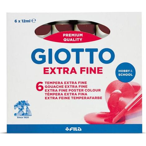 Confezione 6 Tubetti di Tempera 12ml Siena Bruciata (1/2)