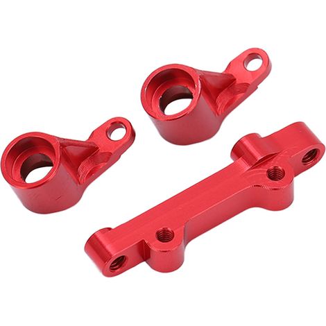 Kit de direction en alliage d'aluminium pour voiture RC LOSI 1/18 Mini T 2.0 2WD (pièces de rechange rouges) (1/5)