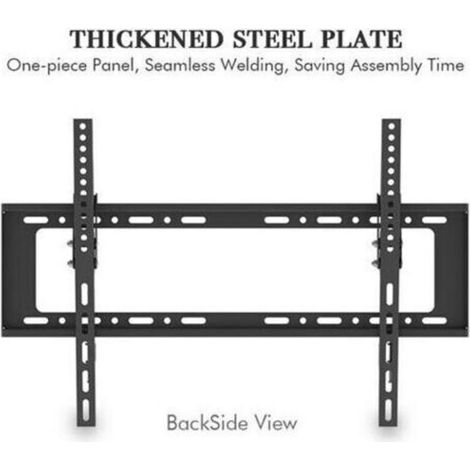Wandhalterung für Fernseher mit 32–70 Zoll (81,3–177,8 cm) LED-, LCD-, Plasma- und Curved-Bildschirmen, max. Tragkraft 50 kg, Schwarz