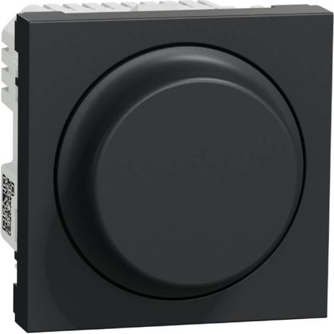 Wiser Unica - variateur rotatif - 2 fils - zigbee - anthracite - méca seul (NU351654W) (1/5)