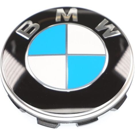 Convient pour le logo du moyeu de roue BMW, badge central de roue, cache-moyeu de roue rond 56 mm-Karteo (1/3)