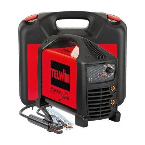 SALDATRICE INVERTER FORCE 205 TELWIN  VOLT 230 A 200 ACCESSORIATA
