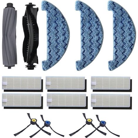 Das Set ist kompatibel mit den Staubsaugern und Wischrobotern ZACO A9sPro und A10 und enthält Seitenbürsten, Hauptbürsten, Wischtücher und Filter.