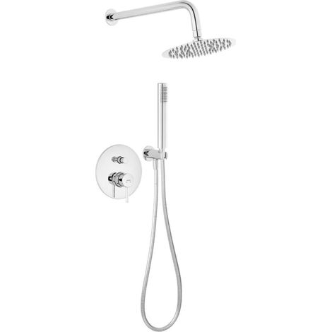 Novaservis Ferro Ciriculus - Duschset mit Unterputzarmatur, mit Einbukörper, Durchmesser 20 cm, Chrom BCK7P-SET1-S (1/2)