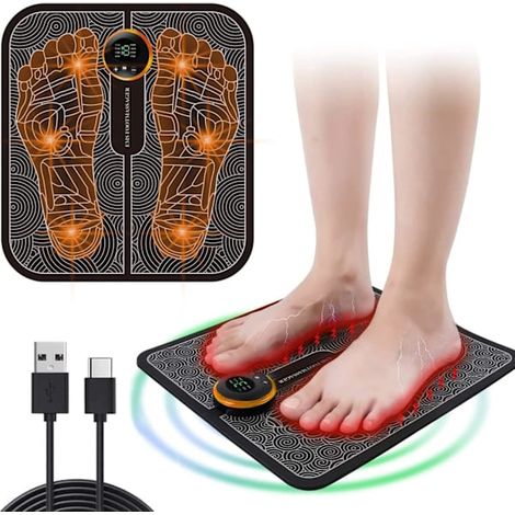 Filiyano – masseur de pieds EMS – Appareil de massage des pieds contre la douleur, tapis de massage électrique, masseur de pieds EMS, tapis de massage (1/5)