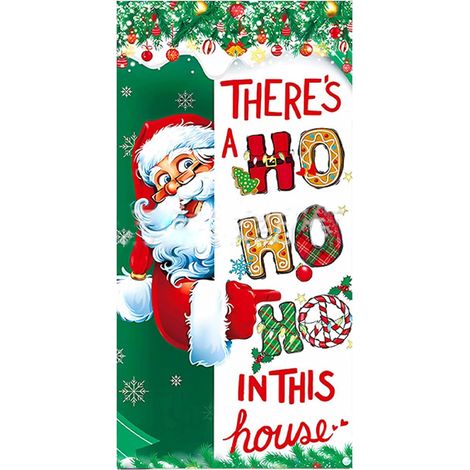 Weihnachtlicher Türschmuck, Weihnachtstürbanner 90 x 200 cm (1/5)
