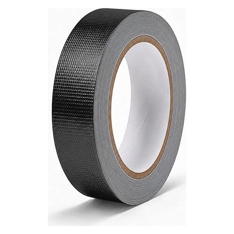 Ruban Adhésif en Aluminium Noir 30 mm x 20 m ,Pour Tuyaux de Ventilation, Résistant à la Chaleur Jusqu'à 300 °C, Compartiment Moteur de Voiture, Réparation de Câbles et de Métal (1/5)