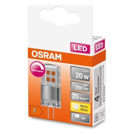 Osram - ledpin20d cl 2w/827 12v g4 fs1 dimmer - 4058075431904 - 4058075431904