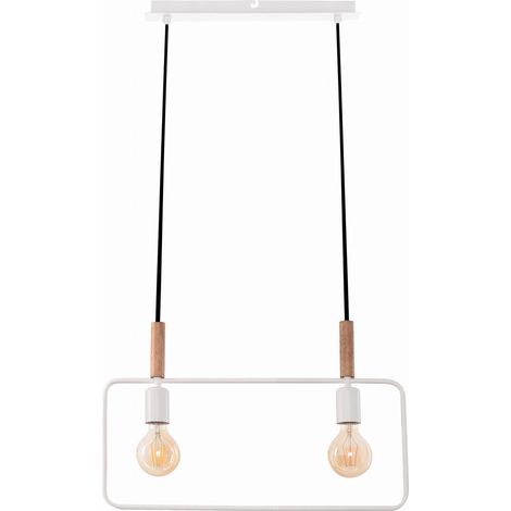 Suspension Frame Candellux blanche 2xE27 IP20 50cm (1/4)