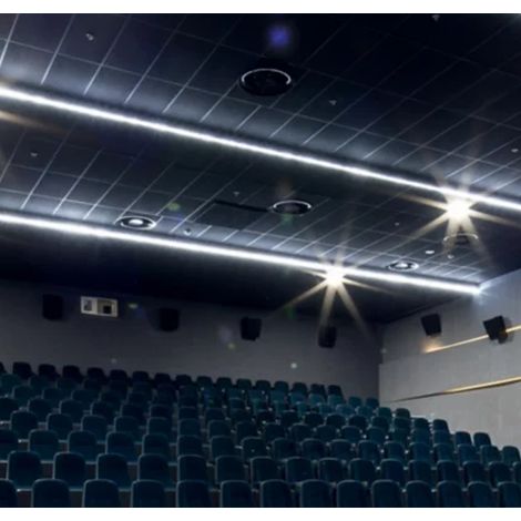 Knauf – Dalle de plafond acoustique 60x60 cm noire – Absorption sonore 0,9 – Carton de 10 dalles – Système démontable