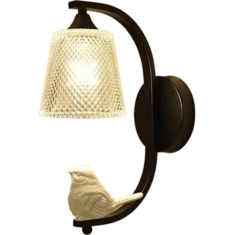 Applique murale LED Animaux Oiseaux Lampe Murale Design Moderne Lampe Oiseaux  Lampe de lit  Eclairage mural Nordic Bird Lampe de nuit Déco Lampe pour Coucher Séjour (1/5)
