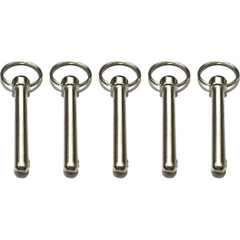 Goupilles à Dégagement Rapide Goupille de Verrouillage 8mm Avec Extrémité à Boule à Ressort Accessoires de Verrouillage, Matériel Marin, Broche Supérieure Bimini,Diamètre 8 Mm, Longueur Totale (1/5)