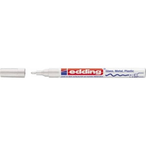 edding Permanentmarker creative 751 4-751-9-049 1-2mm Rundspitze weiß (1/5)