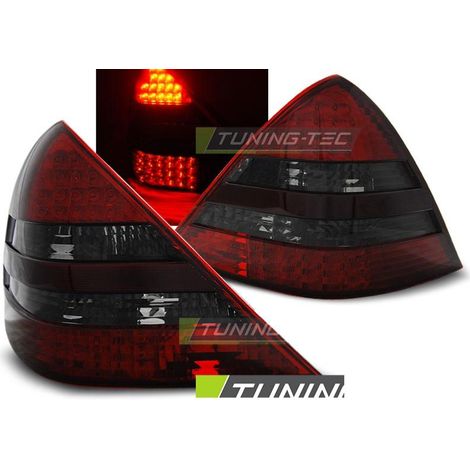 Paire de feux arriere Mercedes SLK R170 96-04 LED rouge fume (1/3)
