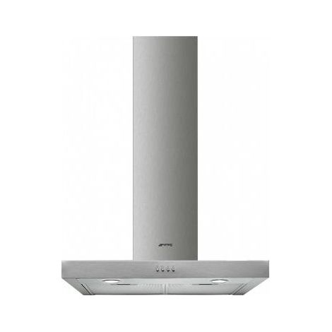 Smeg KATE600EX. Potenza massima di estrazione: 590 m³/h, Tipo di estrazione: Aspirante, Classe di efficienza dinamica del fluido: C. Tipo: Cappa aspirante a parete, Colore del prodotto: Acciaio ino... (1/3)