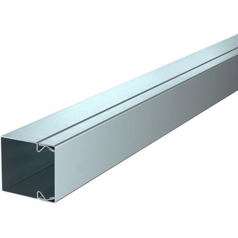 OBO Bettermann Canale passacavi con foratura sul fondo 40x40x2000 acciaio zincato a nastro, 6246990