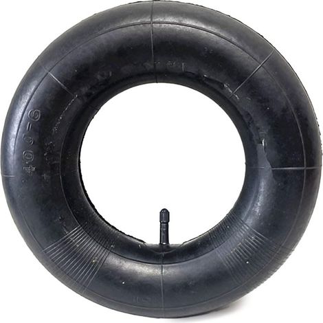 Chambre à air 4 10/3 50 6 pour trottinette et brouette, indispensable pour un fonctionnement fluide (bouche droite) (1/5)