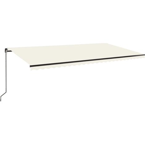 Maison Exclusive - Markise Manuell Einziehbar mit LED 600x350 cm