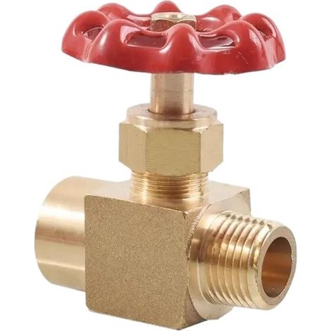 Robinet à boisseau sphérique gaz en laiton 2 ou 3 voies avec (1/3)