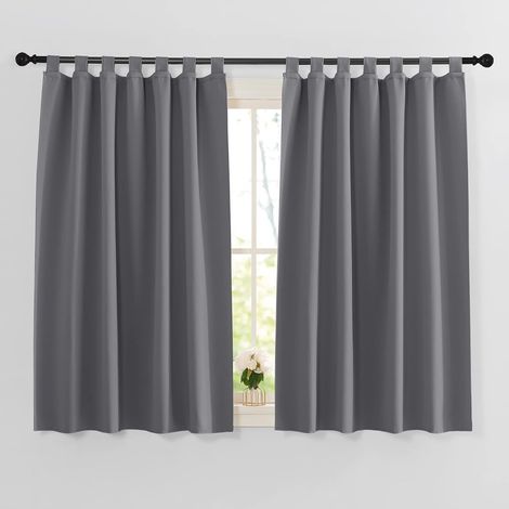Rideaux Occultant Cuisine a Patte pour Petite Fenetre 140x145cm (1/5)