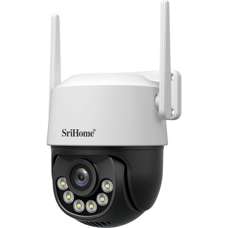Bleosan – Caméra de surveillance 4K 8MP WiFi – Vision nocturne – Détection de mouvement – Audio bidirectionnel – Rotation 360° (1/5)