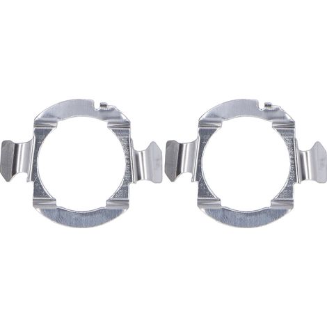 2 Pcs Support Ampoule Phare Acier Inoxydable Solide Stable Facile à Monter Socle LED pour Phare (1/5)