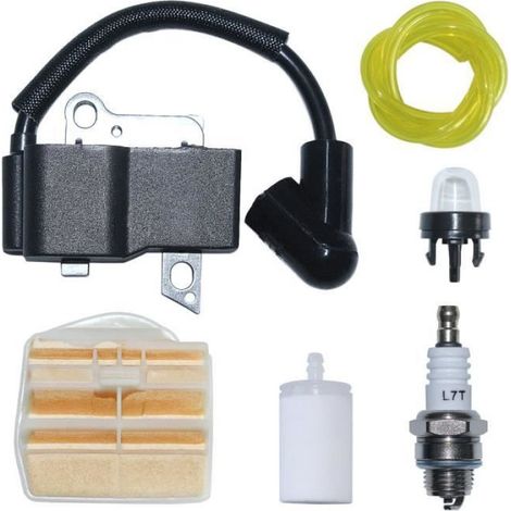 Bobine D Allumage - Filtre A Air - Pour Tronçonneuse Husqvarna 445 450 Et Jonsered 2245 2250 - Kit De Remplacement - 1 Pièce (1/4)