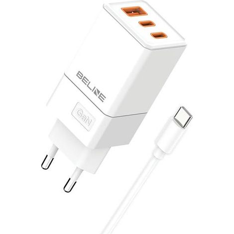 65W Beline GaN Power Delivery USB-C/USB-Wandladegerät Weiß (1/2)