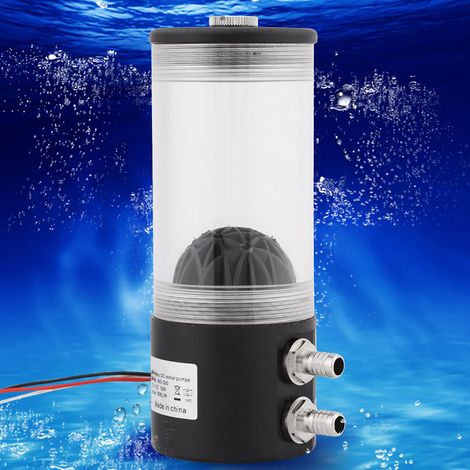Pompe à eau 10W DC 12V silencieuse pour refroidissement CPU, échangeur thermique avec réservoir, débit 500L/H