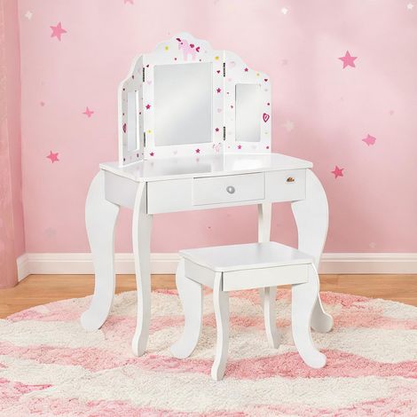 Lit enfant coloris bianco rose en mDF Acrilico 63 x 40 x 85,5 cm (1/5)