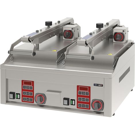 Grill à rabat électrique semi-automatique double - Clam - 12000W - Casselin