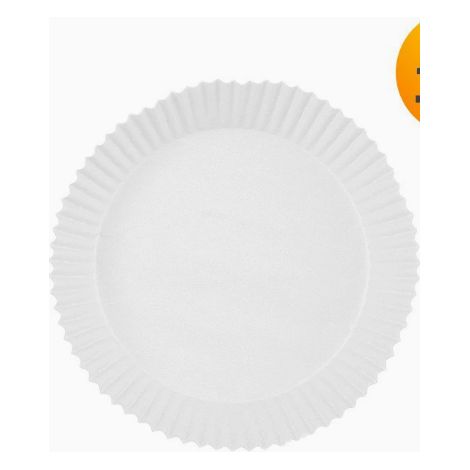Paquet de 100 tapis de cuisson jetables en papier pour friteuses à air (1/4)