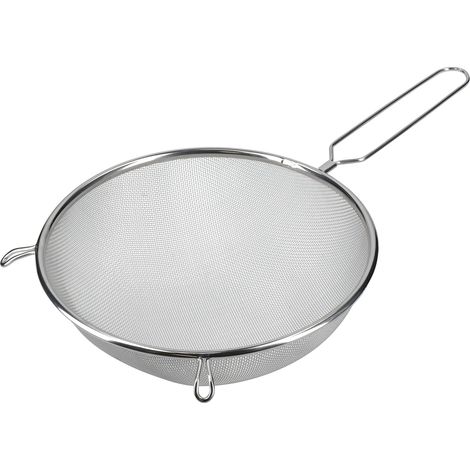 KitchenCraft Setaccio extra-large  in acciaio inox, 25 cm (10"), argento (1/4)