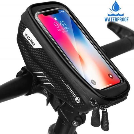 Sacoche de vélo étanche Letouch pour smartphone jusqu\'à 6.5\'\' - Noir (1/4)