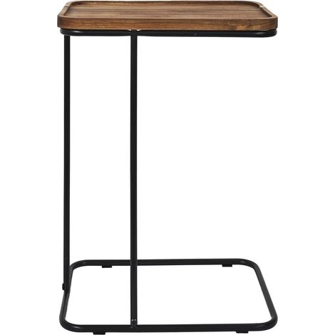 Meleto Beistelltisch Akazie/Schwarz (1/5)