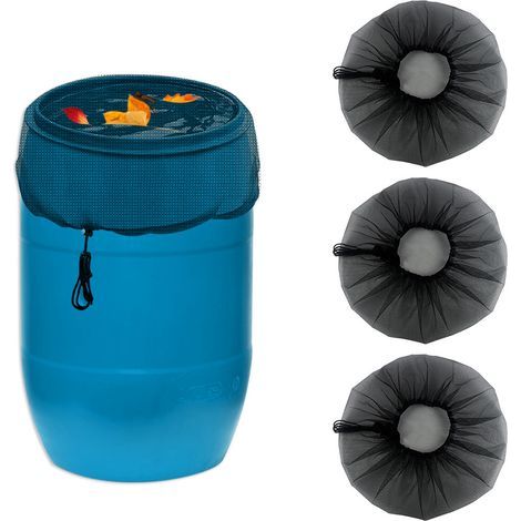 Lot de 3 housses de moustiquaire pour seau de pluie 95 cm (1/5)