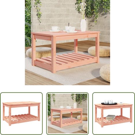 Holz Tisch - Gartentisch 82,5x50,5x45 cm Massivholz Douglasie (1/5)